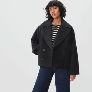 everlane rewool peacoat